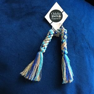 OMandP “Twisted Beach” Macrame Earrings